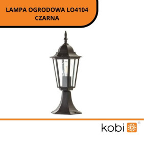 LAMPA OGRODOWA LO4104 CZARNA KTLO4104CZAL