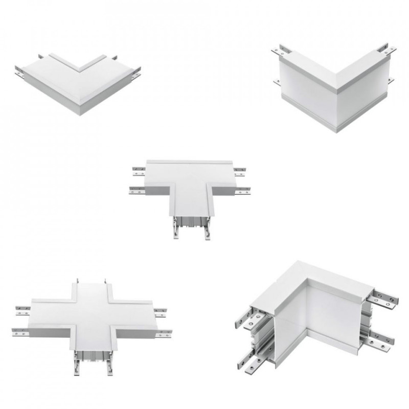 Łącznik T Opraw V-Tac 14W Linear Downside Srebrny Vt-7-41-T 4000K 1200Lm
