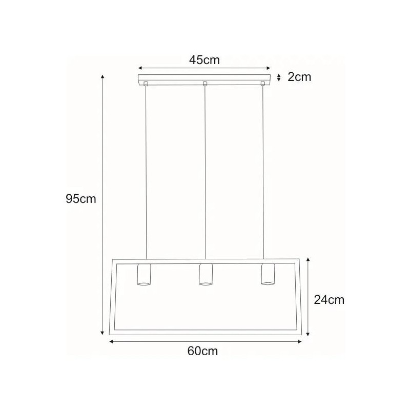 Lampa wisząca K-4035 z serii LAVAYA K-4035