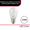 ŻARÓWKA LED LEDOM E27 1W 2700K 50LM 220-240V FILAMENT ST45 478559