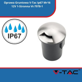 Oprawa Gruntowa SKU 8567 V-Tac Ip67 Mr16 12V 1-Stronna Vt-7978-1