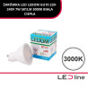 ŻARÓWKA LED LEDOM GU10 220-240V 7W 581LM 3000K BIAŁA CIEPŁA 244728