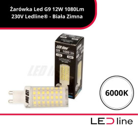 Żarówka Led G9 12W 1080Lm 230V Ledline® - Biała Zimna