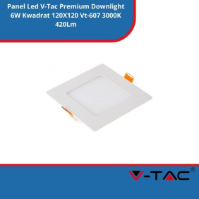 Panel Led SKU 4863 V-Tac Premium Downlight 6W Kwadrat 120X120 Vt-607 3000K 420Lm