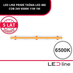 LED LINE PRIME TAŚMA LED 480 COB 24V 6500K 11W 1M 200029