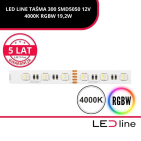 LED LINE TAŚMA 300 SMD5050 12V 4000K RGBW 19,2W 477309