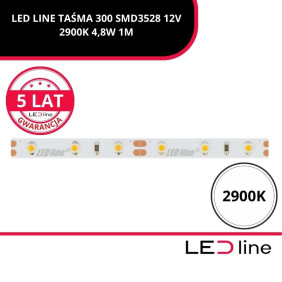 LED LINE TAŚMA 300 SMD3528 12V 2900K 4,8W 1M 477200