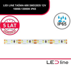LED LINE TAŚMA 600 SMD2835 12V 10000-13000K IP65
