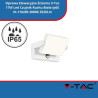 Oprawa Elewacyjna Ścienna SKU 2938 V-Tac 17W Led Czujnik Ruchu Biała Ip65 Vt-11020S 3000K 2520Lm