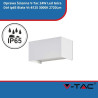Oprawa Ścienna SKU 2975 V-Tac 24W Led Góra Dół Ip65 Biała Vt-8125 3000K 2720Lm