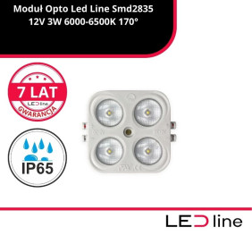 Moduł Opto Led Line Smd2835 12V 3W 6000-6500K 170° 243431