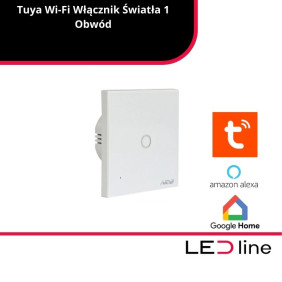 Tuya Wi-Fi Włącznik Światła 1 Obwód WLS1TW