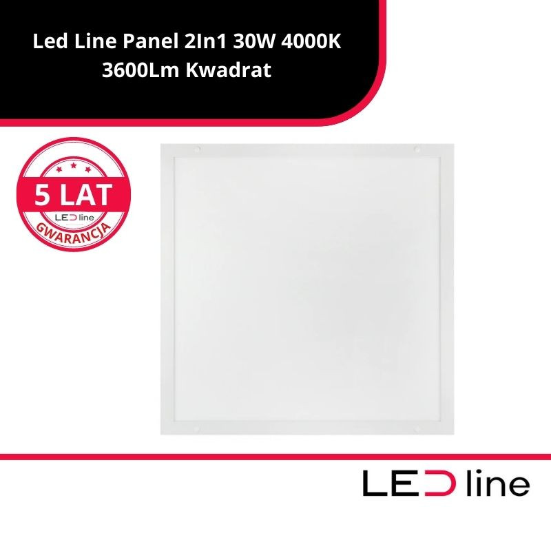 Led Line Panel 2In1 30W 4000K 3600Lm Kwadrat 478481
