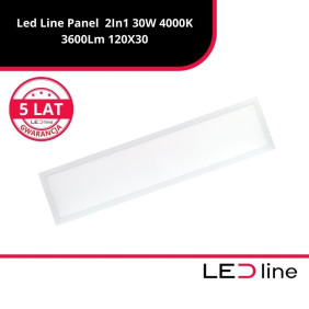 Led Line Panel  2In1 30W 4000K 3600Lm 120X30 475459