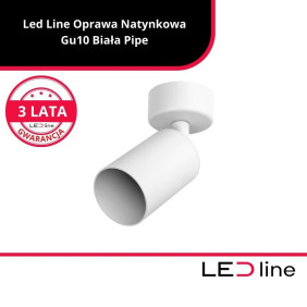 Led Line Oprawa Natynkowa Gu10 Biała Pipe 478283