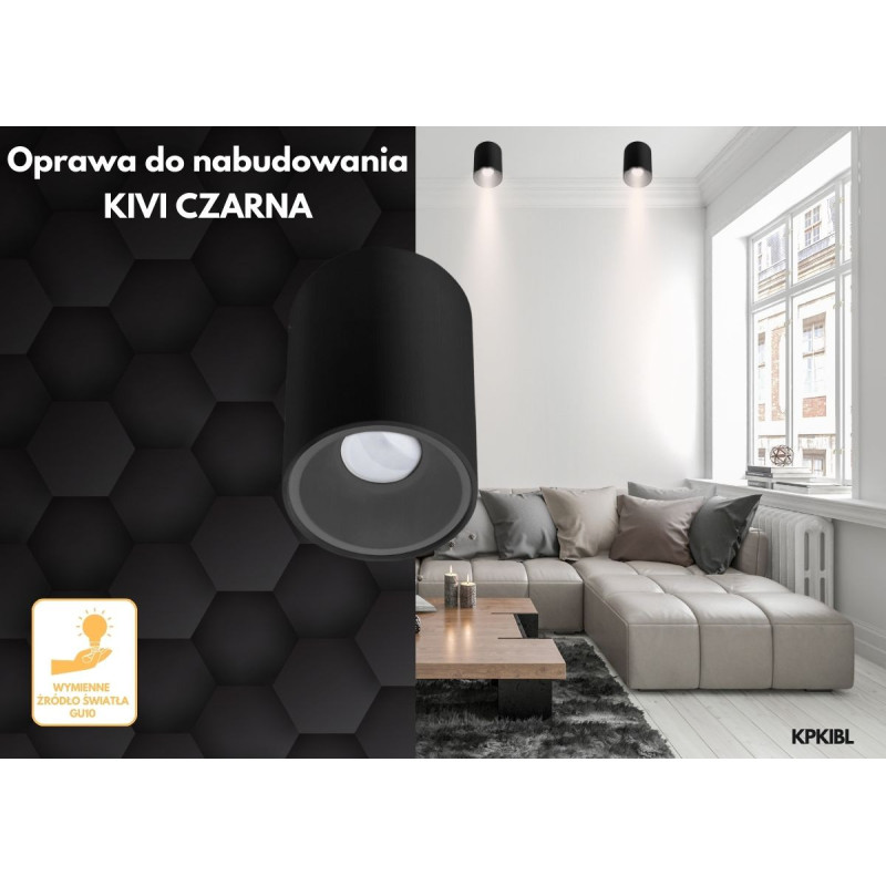 Oprawa Do Nabudowania Kivi Czarna