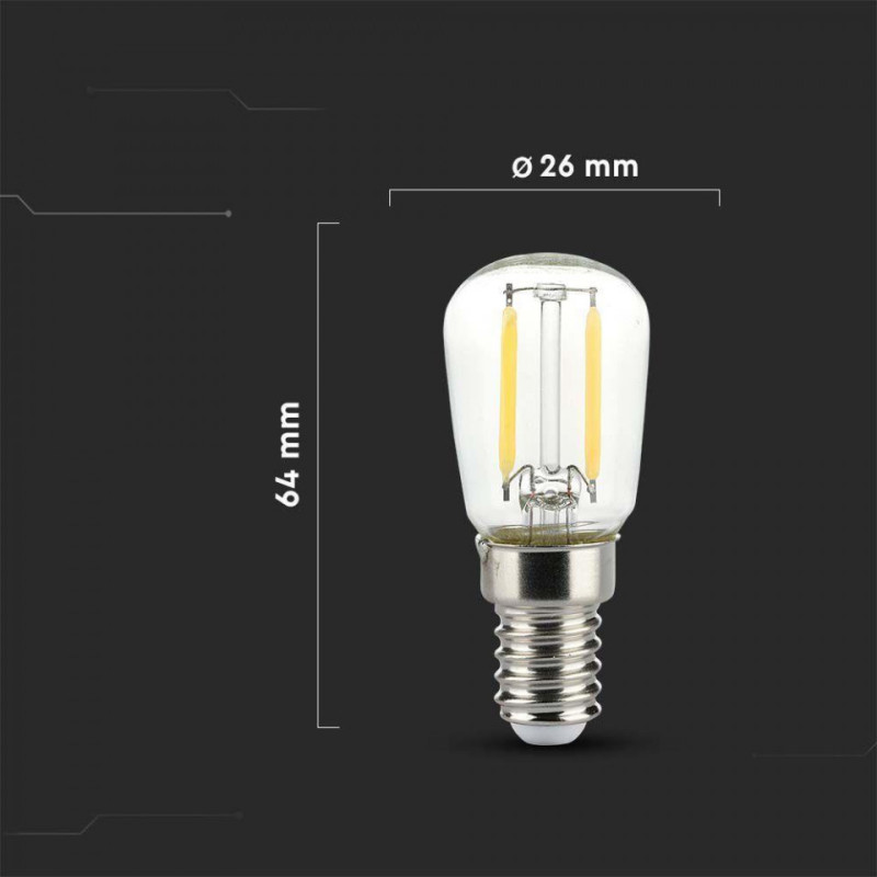 Żarówka Led V-Tac 2W Filament E14 St26 Vt-1952 4000K 200Lm