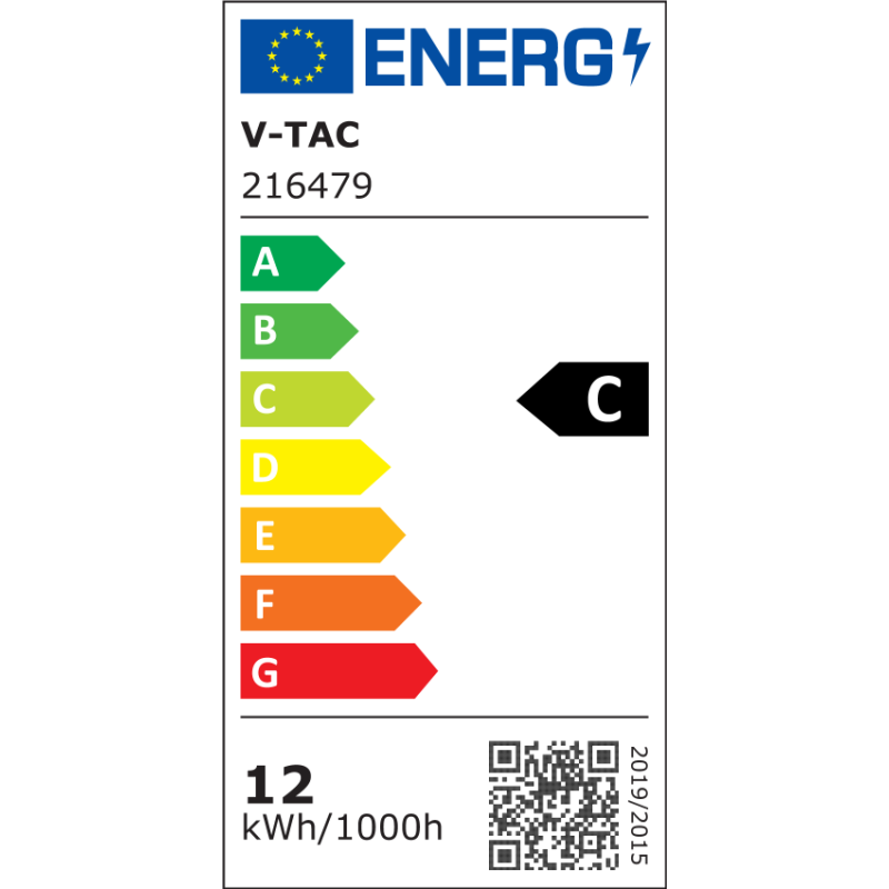 Tuba Świetlówka Led T8 V-Tac 12W 120Cm Nano Plastic 160Lm/W Vt-1612 6400K 1920Lm 5 Lat Gwarancji