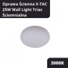 Oprawa Ścienna V-Tac 25W Led Wall Light Triac Ściemnialna Biała Vt-7352 3000K 2100Lm
