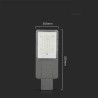 Oprawa Uliczna Led Solarna V-Tac Bridgelux Chip Ip65 Pilot Lifepo4 Panel 40W Vt-15111St 6500K 2500Lm