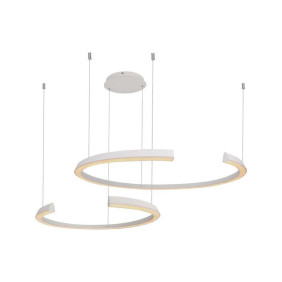 Oprawa Zwieszana V-Tac 50W Led Ściemnialna Biała Vt-7914 4000K 5150Lm