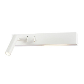 Oprawa Led V-Tac 3W+6W Kinkiet Hotel Łóżko Włącznik Biały Vt-2953 3000K 680Lm 3 Lata Gwarancji