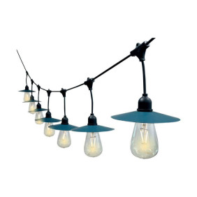 Girlanda Ogrodowa Solarna Led V-Tac 15Mb Filament 15Xst64 Vt-715S 3000K 50Lm