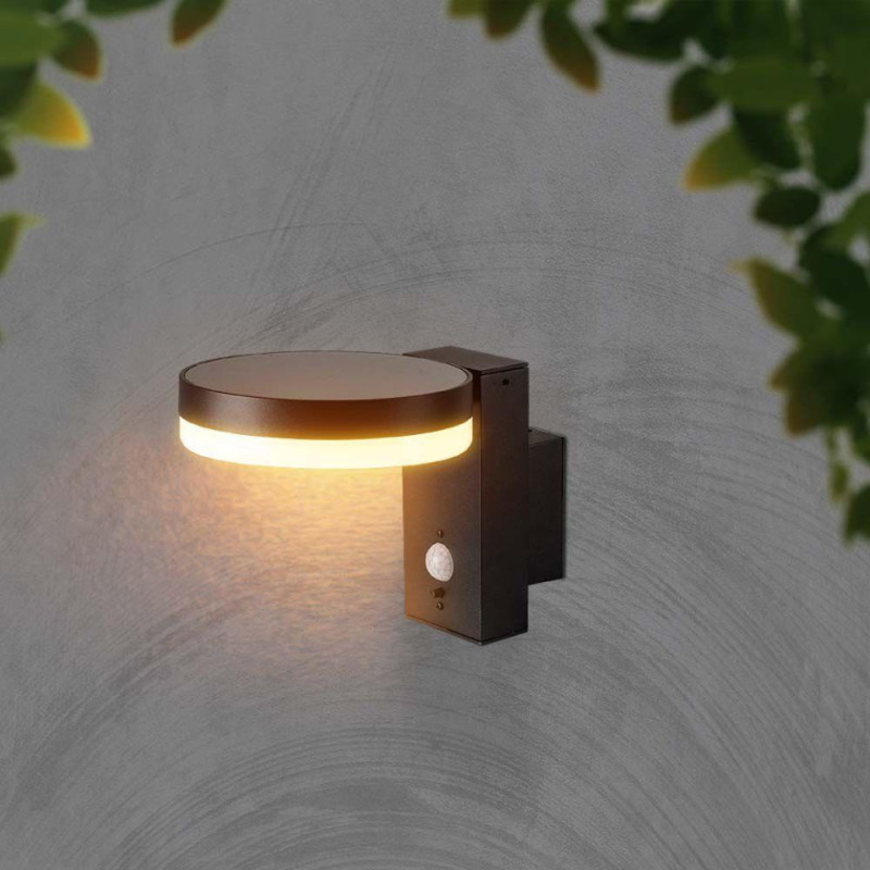 Kinkiet Ogrodowy Ścienny Solarny V-Tac 5.5W Led Czujnik Ruchu Ip54 Vt-1147 3000K 220Lm 3 Lata Gwarancji