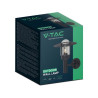 Oprawa Ogrodowa V-Tac E27 Kinkiet Czarny Mat Ip44 Vt-1158 3 Lata Gwarancji
