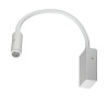 Oprawa Led V-Tac 3W Kinkiet Hotel Łóżko Włącznik Biały Cob Cree Vt-2913 3000K 180Lm 3 Lata Gwarancji