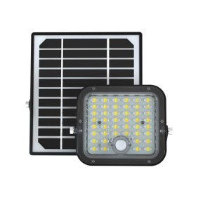 Projektor Led Solarny V-Tac 10W Lifepo 6.4V 6000Ma Czarny Vt-411 6400K 1500Lm
