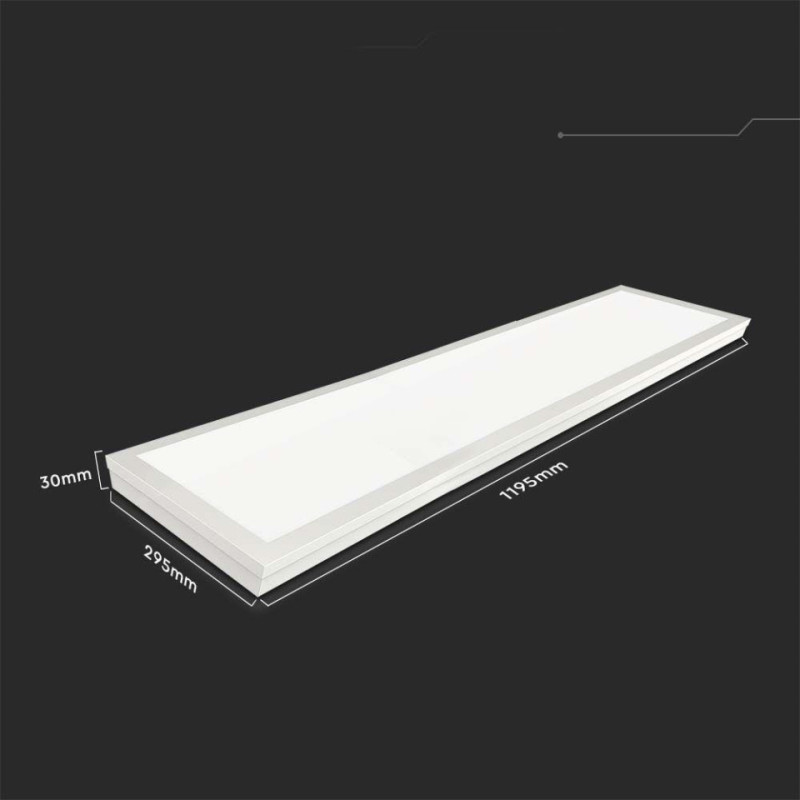 Panel Led V-Tac 40W 1200X300 3W1 Uniwersalny Natynkowy/Podtynkowy Vt-6147 4000K 4400Lm
