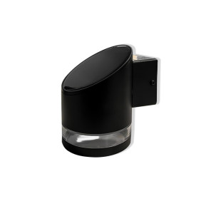 Kinkiet Ogrodowy Ścienny Solarny V-Tac 1W Led Czarny Ip54 Vt-1138 3000K 70Lm 3 Lata Gwarancji