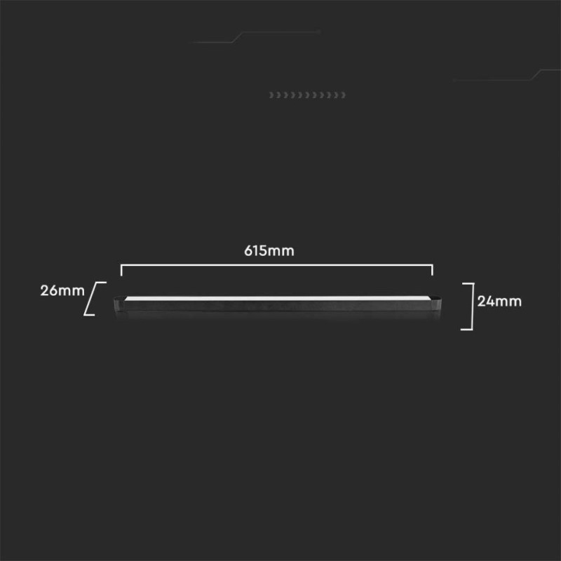 Oprawa Szynosystemu Magnetycznego 48V V-Tac 22W Led 81St Vt-42022 3000K 2500Lm 3 Lata Gwarancji
