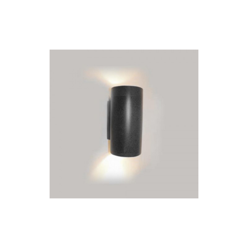 Kinkiet V-TAC BETON 2xGU10 LED Okrągły Ciemny Szary IP20 VT-894