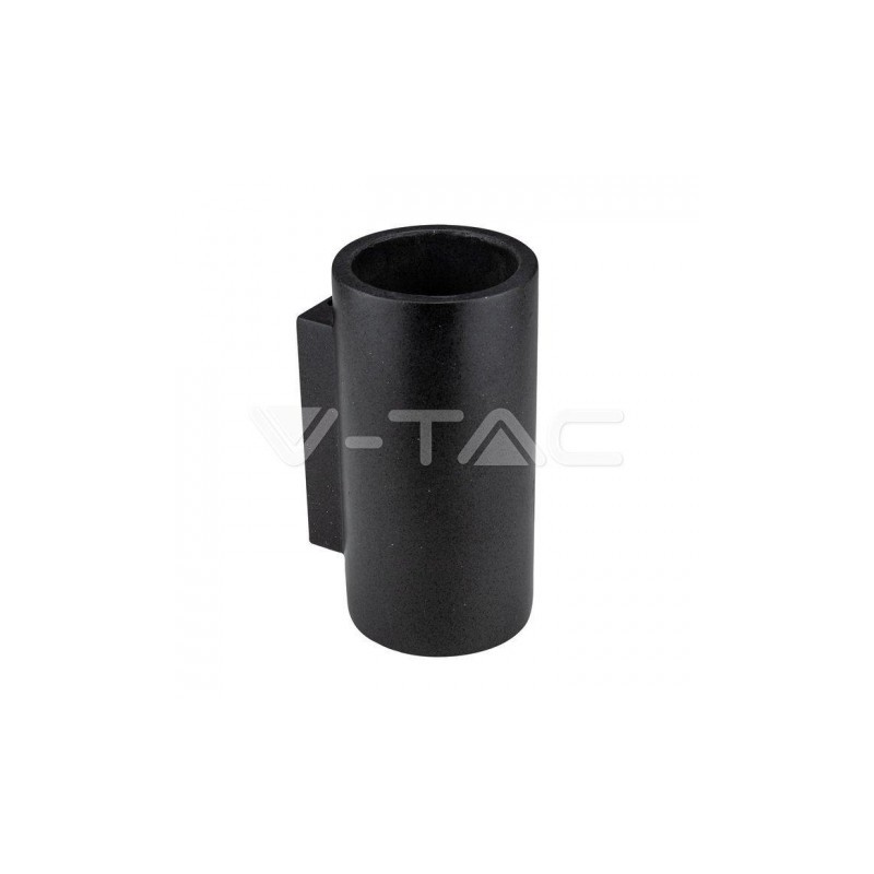 Kinkiet V-TAC BETON 2xGU10 LED Okrągły Ciemny Szary IP20 VT-894