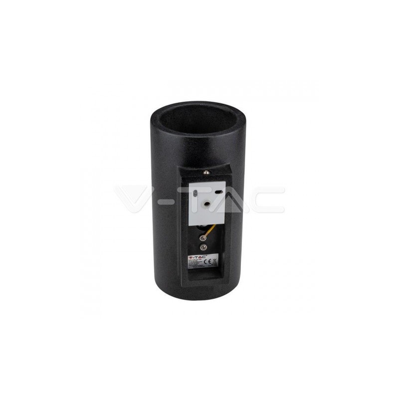 Kinkiet V-TAC BETON 2xGU10 LED Okrągły Ciemny Szary IP20 VT-894