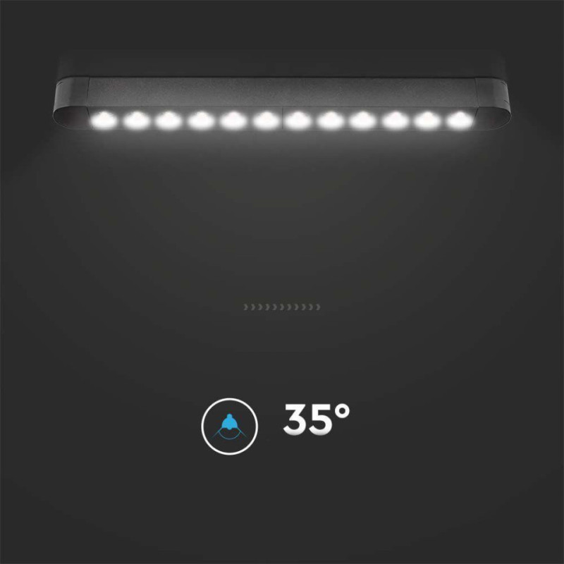 Oprawa Szynosystemu Magnetycznego 48V V-Tac 12W Led 35St Vt-4212 4000K 1100Lm 3 Lata Gwarancji