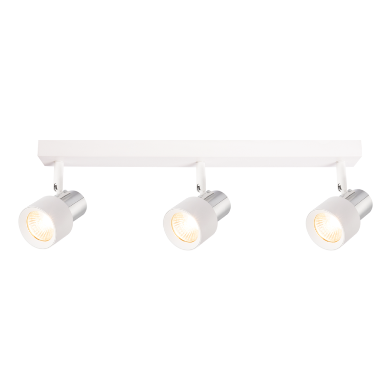 Lampa Sufitowa Cino 3Xgu10 Biały + Chrom