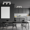 Lampa Sufitowa Cino 3Xgu10 Biały + Chrom