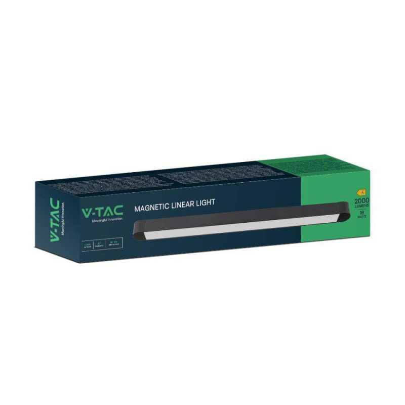 Oprawa Szynosystemu Magnetycznego 48V V-Tac 18W Led 82St Vt-4218 3000K 2000Lm 3 Lata Gwarancji