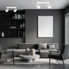 Lampa Sufitowa Cino 2Xgu10 Biały + Chrom