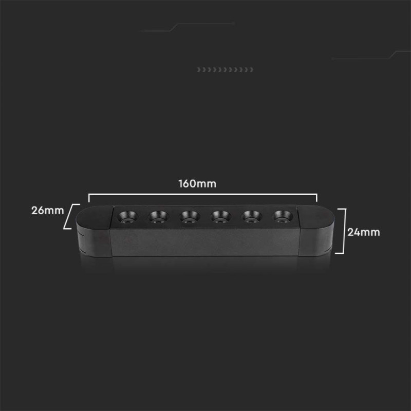 Oprawa Szynosystemu Magnetycznego 48V V-Tac 5W Led 39St Vt-4225 6400K 550Lm 3 Lata Gwarancji