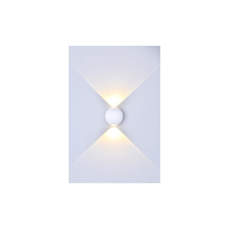 Kinkiet Ścienny V-TAC 6W LED Biały Okrągły IP65 3000K VT-836