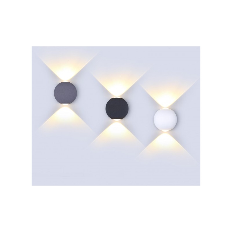 Kinkiet Ścienny V-TAC 6W LED Biały Okrągły IP65 3000K VT-836