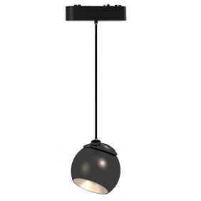 Lampa LED Luxo 48V 10W 4000K Mars wisząca czarna 5543