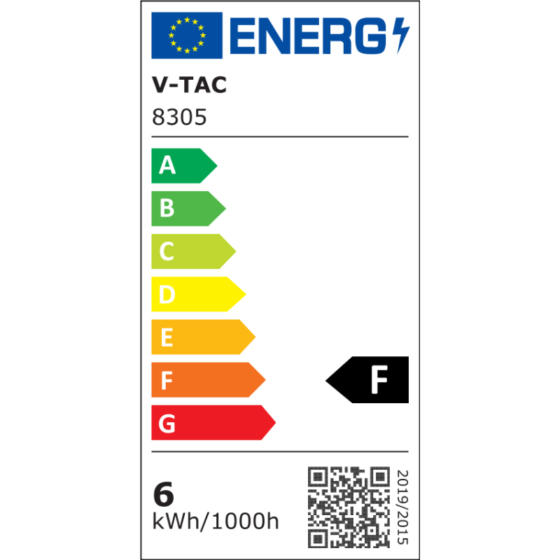 Kinkiet Ścienny V-TAC 6W LED Szary Okrągły IP65 3000K VT-836