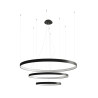 Żyrandol Rio 3 55/78/110 Czarny Led 4000K
