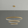 Żyrandol Rio 3 55/78/110 Złoty Led 4000K