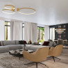 Żyrandol Rio 3 55/78/110 Złoty Led 4000K